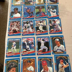 Vintage Baseball Trading Cards Collection